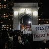 Washington Square Park Is Packed With New Yorkers Responding To Trump's Attack On Immigrants